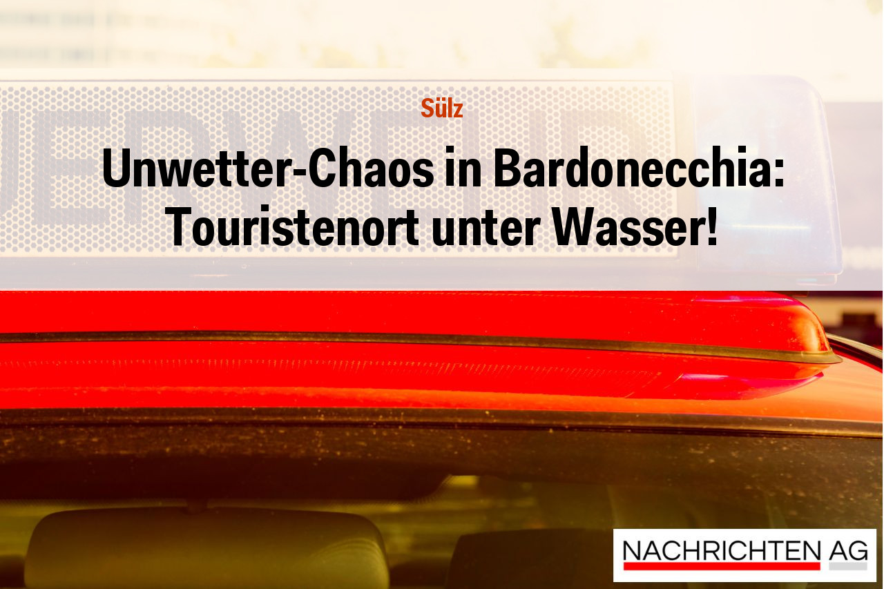 Unwetter-Chaos in Bardonecchia: Touristenort unter Wasser!