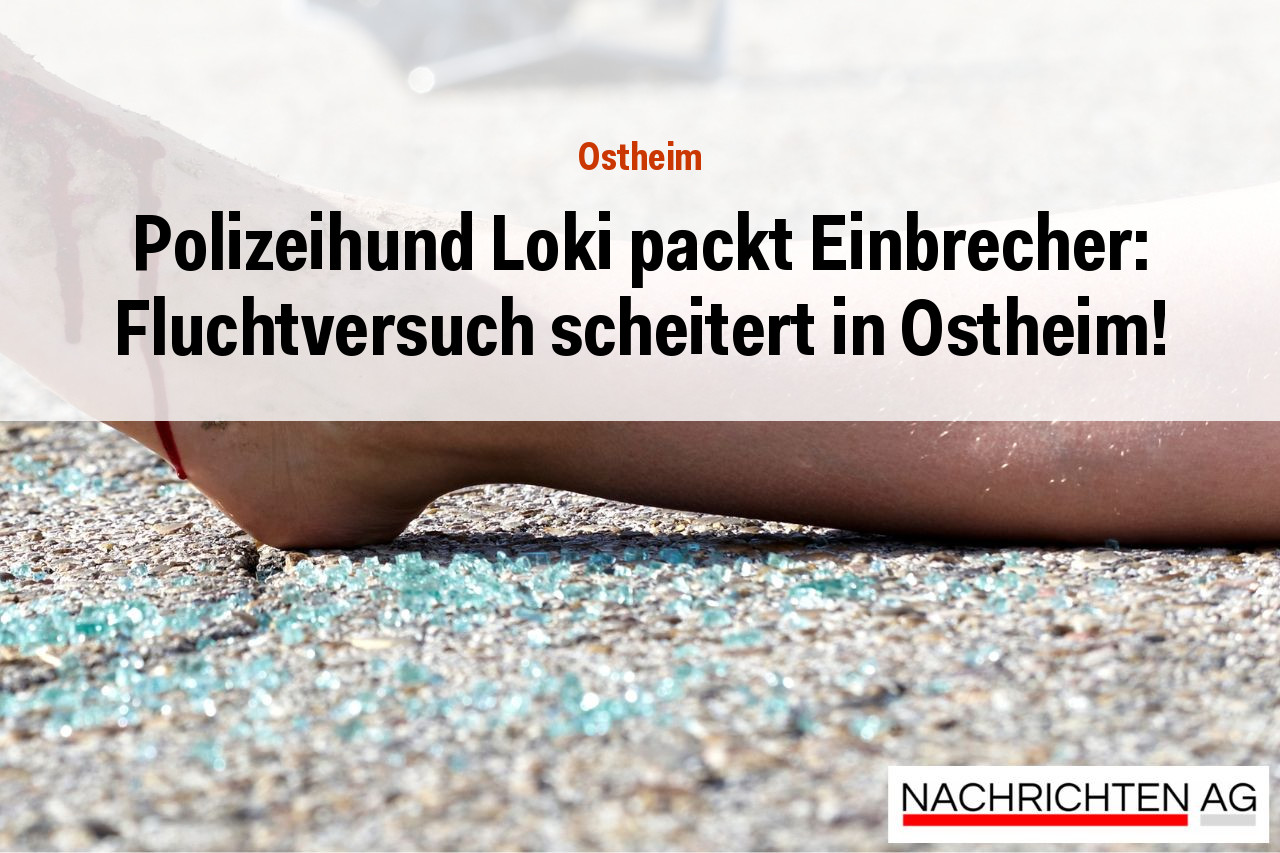 Polizeihund Loki packt Einbrecher: Fluchtversuch scheitert in Ostheim!