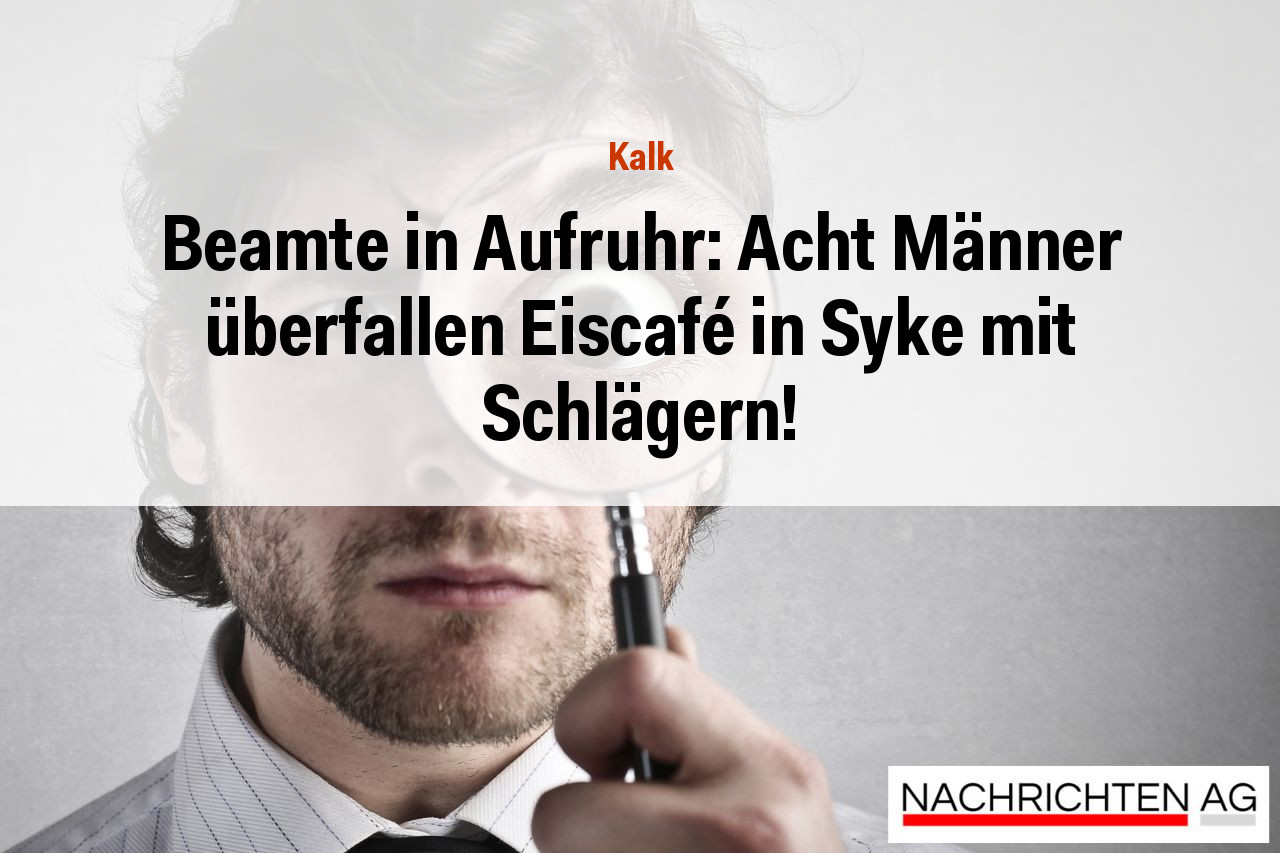 Beamte in Aufruhr: Acht Männer überfallen Eiscafé in Syke mit Schlägern!