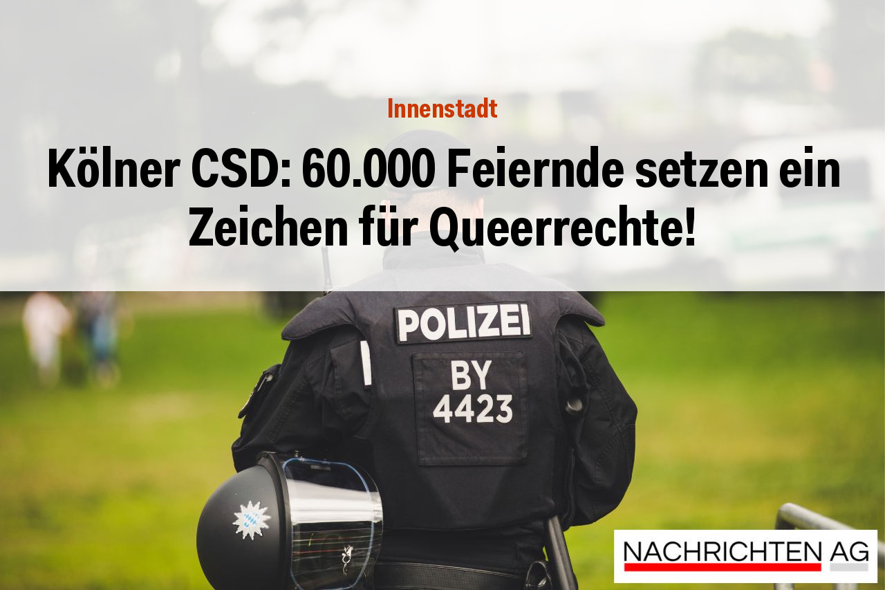 Kölner CSD: 60.000 Feiernde setzen ein Zeichen für Queerrechte!