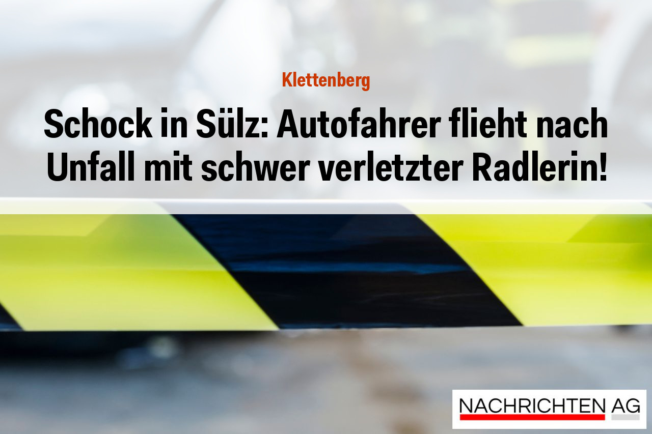 Schock in Sülz: Autofahrer flieht nach Unfall mit schwer verletzter Radlerin!