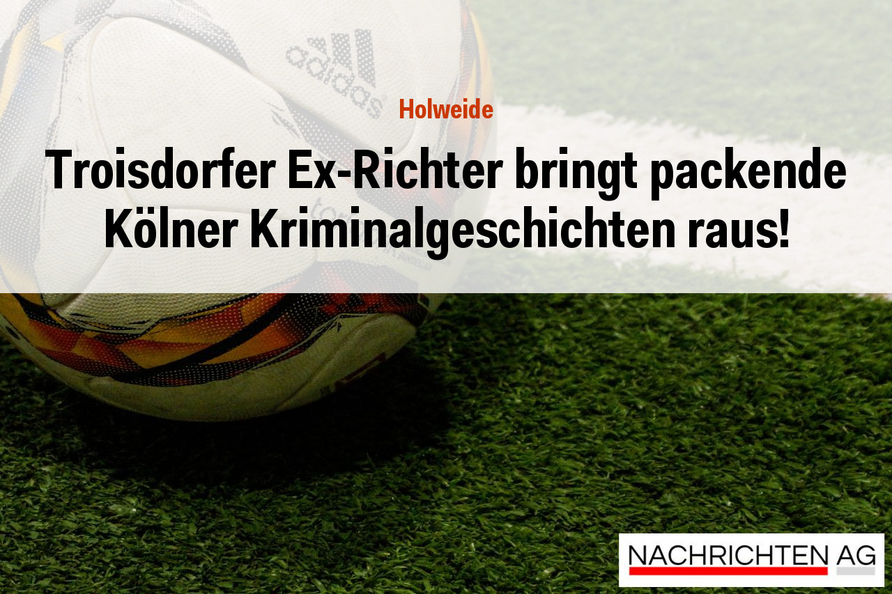 Troisdorfer Ex-Richter bringt packende Kölner Kriminalgeschichten raus!